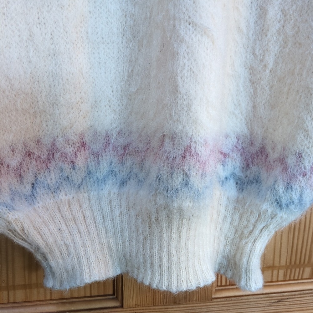 Vintage 80s/90s Icelandic By GE-KA Wool Sweater Pullover Medium Made in England - Picture 4 of 12